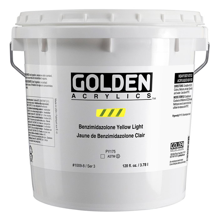 Golden Heavy Body Jaune clair benzimidazolone 3.78L Golden Heavy Body Jaune clair benzimidazolone 3.78L