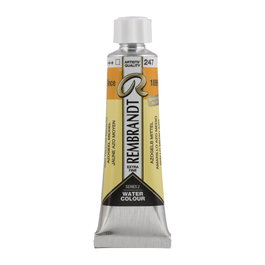 Rembrandt Aquarelle Amarillo Azo Medio 247 en tube de 10 ml