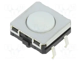 Aratas (Formerly Omron Components) Microcommutateur TACT B3W-4000S SPST-NO Blanc