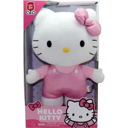 GPTOYS Peluche Hello Kitty HKT122 Modèle robe à pois rose 30 cm - Dès 3 ans