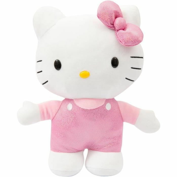 Gptoys Peluche Hello Kitty Robe à pois rose 30 cm