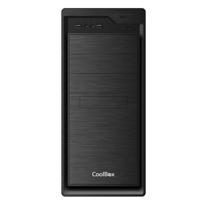 Coolbox F800 Boîtier PC ATX Bureau Noir avec Alimentation 500W, USB 3.0, Refroidissement Liquide, 7 Emplacements Extension Coolbox F800 Boîtier PC ATX Bureau Noir avec Alimentation 500W, USB 3.0, Refroidissement Liquide, 7 Emplacements Extension