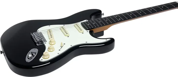 EKO Guitare Électrique Starter ST300 Type Strat Noire