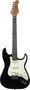 EKO Guitare Électrique Starter ST300 Type Strat Noire
