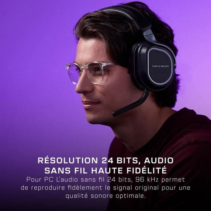 Turtle Beach Stealth 700PC (Gen3) - Casque gaming sans fil - Noir