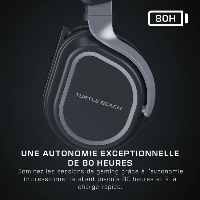 Turtle Beach Casque Gaming Sans Fil Stealth 700PC (Gen3) - Noir - Bluetooth, Microphone, pour PC, PlayStation, Steam Deck et Mobile