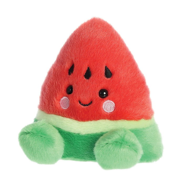 AURORA Peluche Palm Pals Sandia 13 cm - Jouet en peluche fruit pastèque, marquage CE AURORA Peluche Palm Pals Sandia 13 cm - Jouet en peluche fruit pastèque, marquage CE