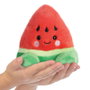 AURORA Peluche Palm Pals Sandia 13 cm - Jouet en peluche fruit pastèque, marquage CE