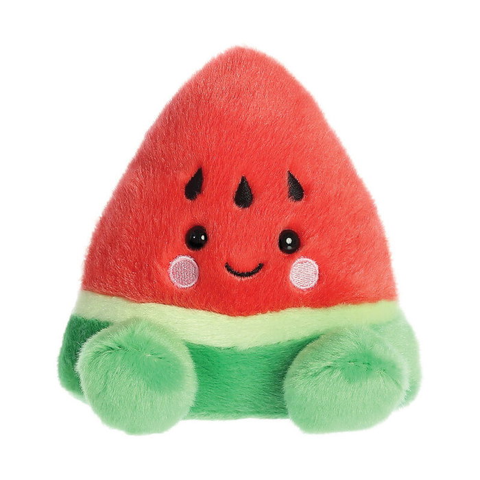 AURORA Peluche Palm Pals Sandia 13 cm - Jouet en peluche fruit pastèque, marquage CE AURORA Peluche Palm Pals Sandia 13 cm - Jouet en peluche fruit pastèque, marquage CE