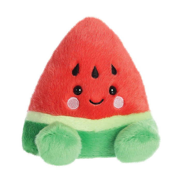 AURORA Peluche Palm Pals Sandia 13 cm - Jouet en peluche fruit pastèque, marquage CE AURORA Peluche Palm Pals Sandia 13 cm - Jouet en peluche fruit pastèque, marquage CE