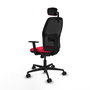 PIQUERAS Y CRESPO Chaise Alfera Synchro Rouge et Noir