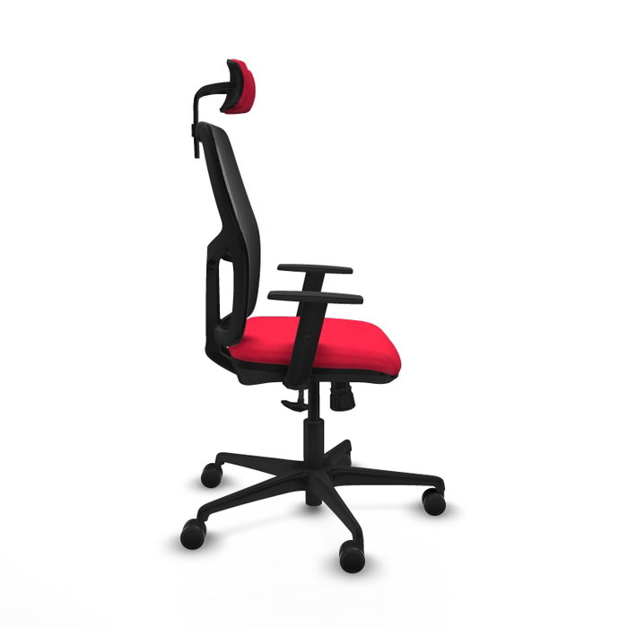 PIQUERAS Y CRESPO Chaise Alfera Synchro Rouge et Noir