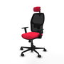 PIQUERAS Y CRESPO Chaise Alfera Synchro Rouge et Noir