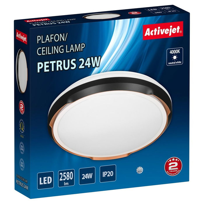 Activejet Suspension AJE-PETRUS 24W Blanc Noir Cuivre