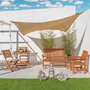 BigBuy Garden Voile d'ombrage Beige 300 x 400 x 1 cm