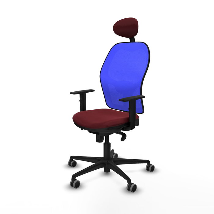 Piqueras y Crespo Chaise de Bureau avec Appui-tête 1D036G1 Bordeaux Piqueras y Crespo Chaise de Bureau avec Appui-tête 1D036G1 Bordeaux