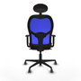 Piqueras y Crespo Chaise de Bureau avec Appui-tête 1D036G1 Bordeaux