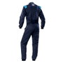 Omp Combinaison de course First-S FIA 8856-2018 Bleu marine / Cyan Taille 50
