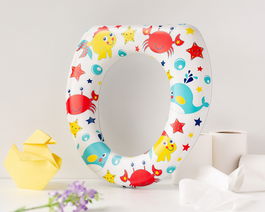 KioKids Réducteur de Toilette Apprentissage Pot Occéano, Siège WC Réducteur Acolchado pour Enfant +12 Mois, Multicolore