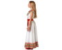 Disfraz Mejicana Niña Infantil Blanco Multicolor