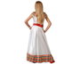 Disfraz Mejicana Niña Infantil Blanco Multicolor