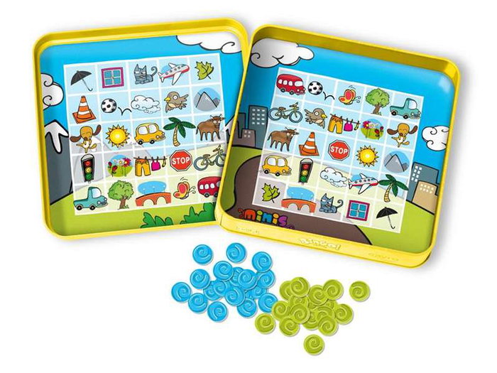 Cayro Bingo Travel - Jeu de voyage en bois FSC 100% - Âge recommandé : 4 ans et plus
