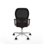 Piqueras y Crespo Chaise de Bureau 1D086N0 Rouge