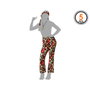 BigBuy Carnival Set Hippie 4 Pièces pour Adultes