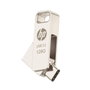 HP Clé USB x206C 128 Go Argent Double Connexion Type-A et Type-C