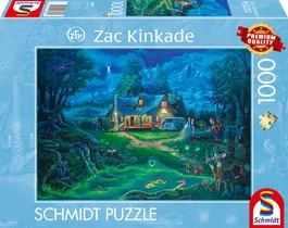 Schmidt Spiele - Puzzle La maison hantée 1000 pièces - Paysage magnifique - Dès 12 ans