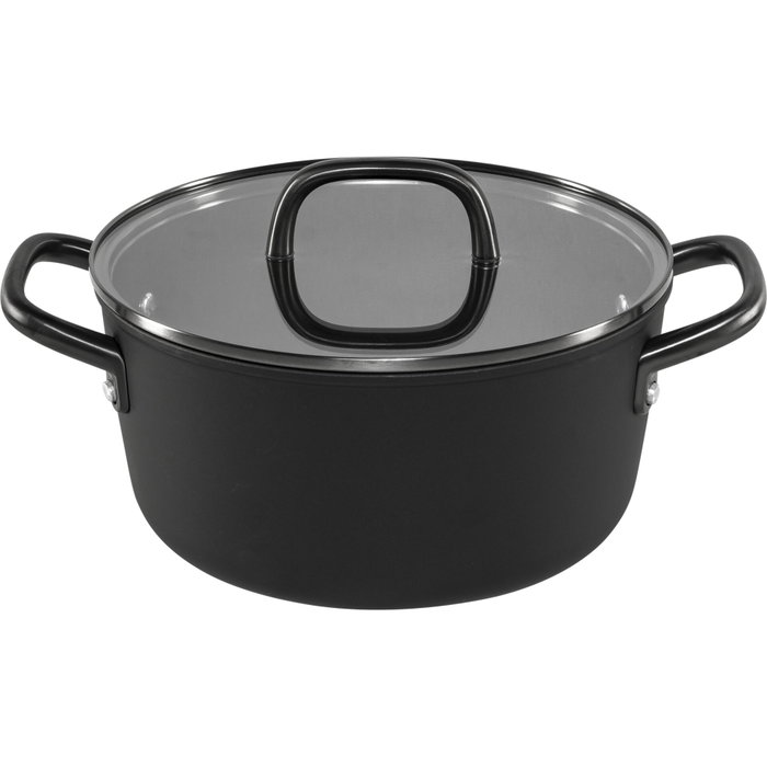 Zwilling Milano Marmite avec couvercle en verre 24 cm, Noir Zwilling Milano Marmite avec couvercle en verre 24 cm, Noir