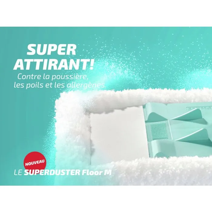 Leifheit Housse dépoussiérante Superduster Floor M 55386 Leifheit Housse dépoussiérante Superduster Floor M 55386