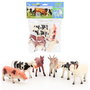 Tachan - Figurines d'animaux de la ferme - Blister de 6 pièces - Référence 7102 - Jouet éducatif pour enfants 3 ans et plus - Multilingue