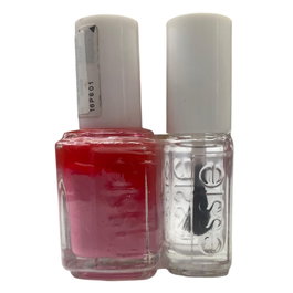 Essie Coffret Vernis à Ongles Vernis Soin Lovie Dovie 13,5 ml + Top Coat Fortifiant Good To Go 5 ml - Vegan Finition Brillante