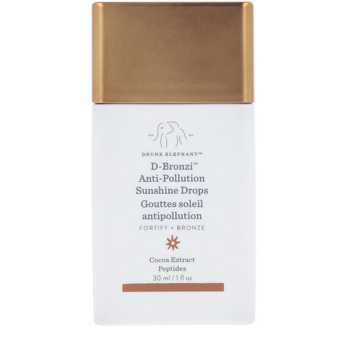 Drunk Elephant Gouttes Solaires D-Bronzi Anti-Pollution Éclat Doré 30 ml Drunk Elephant Gouttes Solaires D-Bronzi Anti-Pollution Éclat Doré 30 ml