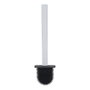Allstar Zalana Porte-brosse WC mural blanc silicone 9,8 x 4 x 35,5 cm