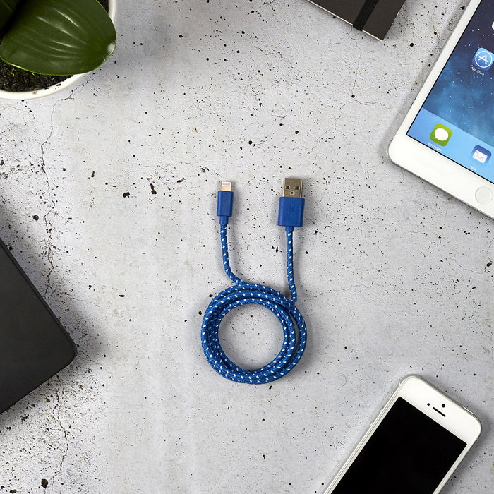 Be Mix Câble de charge et synchronisation USB pour iPhone et iPad, Lightning, 1 m Be Mix Câble de charge et synchronisation USB pour iPhone et iPad, Lightning, 1 m