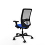 PIQUERAS Y CRESPO Chaise Zulema Synchro Bleu/Gris, Accoudoirs 2D