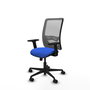 PIQUERAS Y CRESPO Chaise Zulema Synchro Bleu/Gris, Accoudoirs 2D