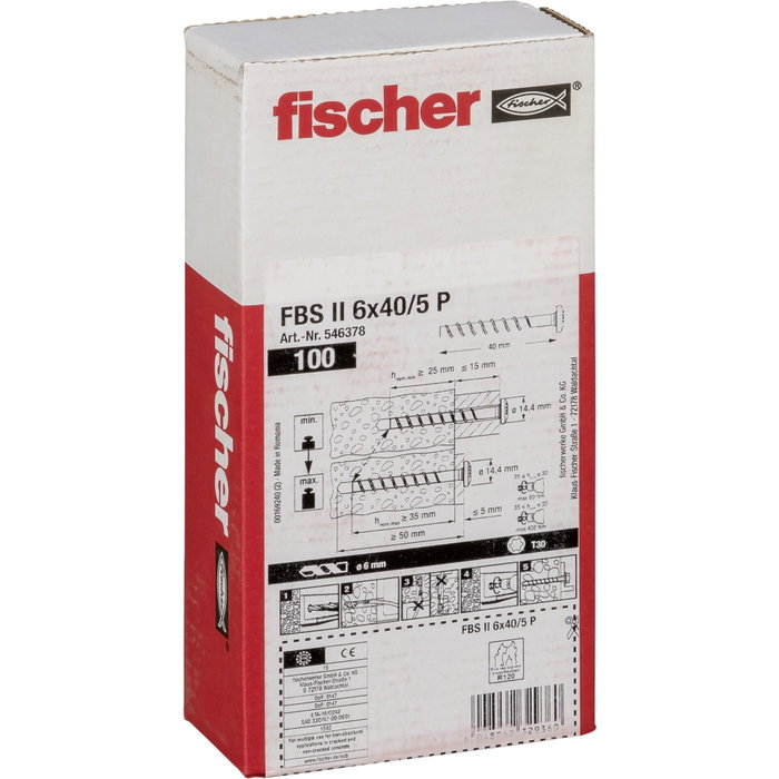 Fischer ULTRACUT FBS II 6x40/5 P Panhead