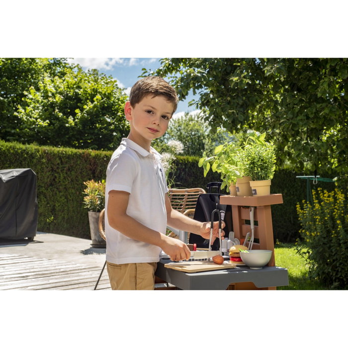 Smoby Cuisine d'Extérieur Évolutive avec Grill et Plancha Smoby Cuisine d'Extérieur Évolutive avec Grill et Plancha