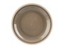 Vessia Assiette Plate Grande Grès Gris Bord 26,5 cm (Set de 24)
