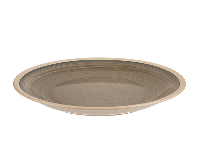 Vessia Assiette Plate Grande Grès Gris Bord 26,5 cm (Set de 24) Vessia Assiette Plate Grande Grès Gris Bord 26,5 cm (Set de 24)