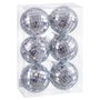 BigBuy Home Boules de Noël Polyfoam Ø 8 cm (Lot de 6)