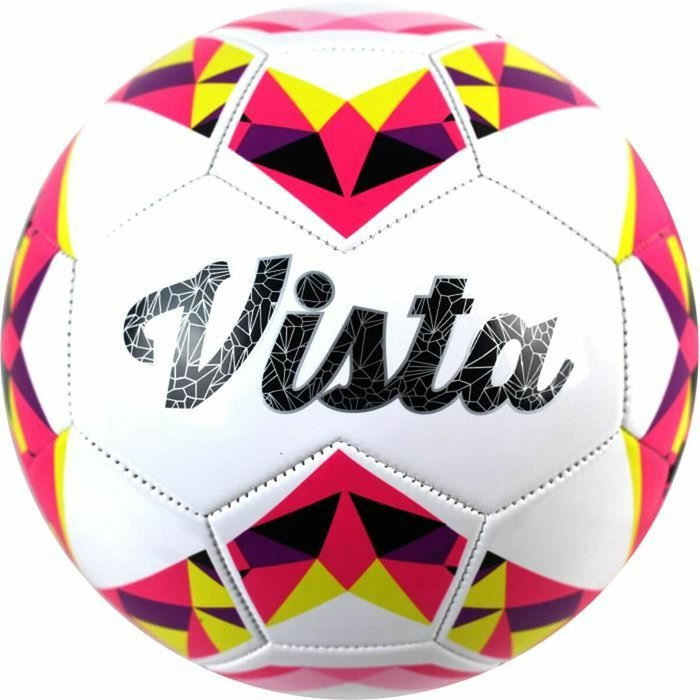 Duarig Ballon de football Vista Jaune et rose Taille 5 Duarig Ballon de football Vista Jaune et rose Taille 5