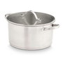 KINVARA Cacerola Induction avec couvercle en verre 24 cm - Plata