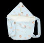 Muñecas Arias Poupée Elegance 30 cm, poupon fille bleu avec porte-bébé, corps en vinyle, langage espagnol