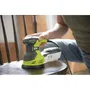 Ryobi ROS300 Ponceuse excentrique filaire 300 W, plateau de 125 mm, vitesse variable 7 000-13 000 oscillations/min, livrée avec 5 abrasifs