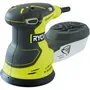 Ryobi ROS300 Ponceuse excentrique filaire 300 W, plateau de 125 mm, vitesse variable 7 000-13 000 oscillations/min, livrée avec 5 abrasifs