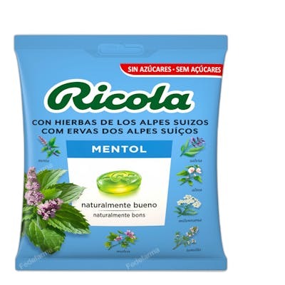 RICOLA Bonbons sans sucre 70 g - Saveur menthe RICOLA Bonbons sans sucre 70 g - Saveur menthe